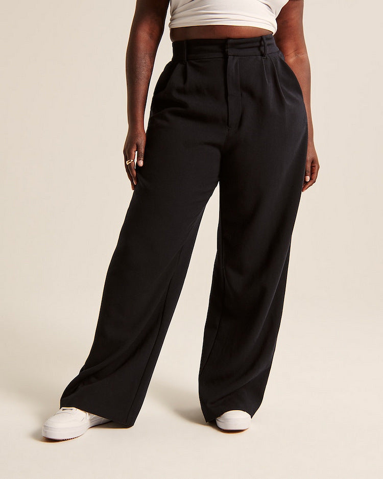 Aria High-Waist Trousers