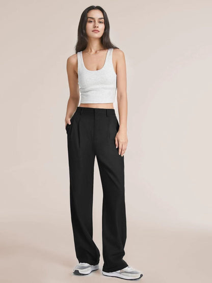 Aria High-Waist Trousers