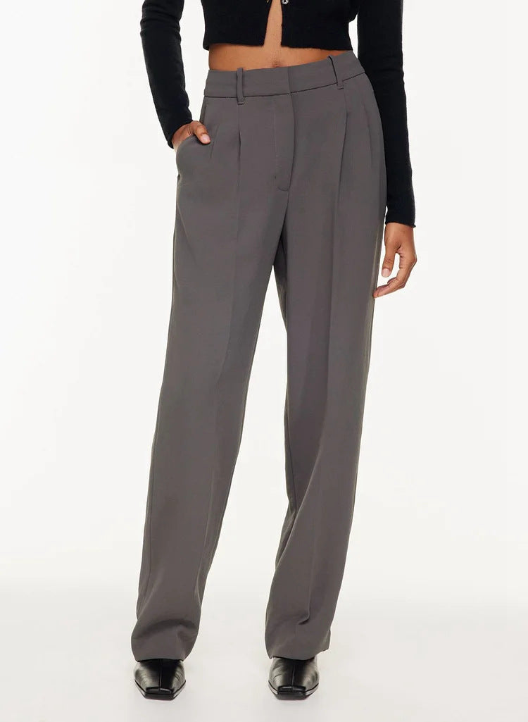 Aria High-Waist Trousers