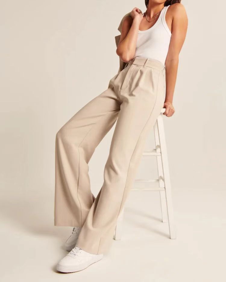 Aria High-Waist Trousers