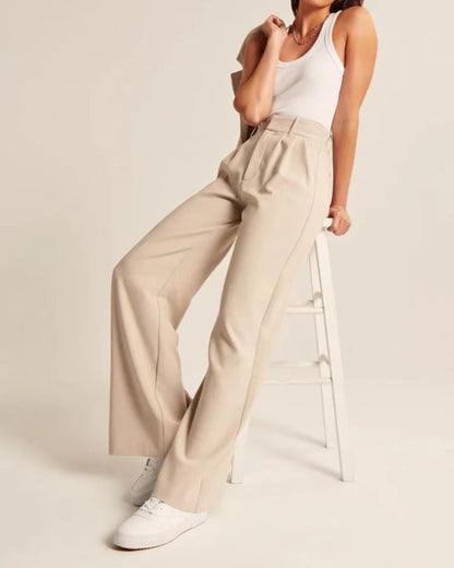 Aria High-Waist Trousers