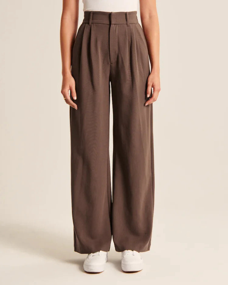 Aria High-Waist Trousers