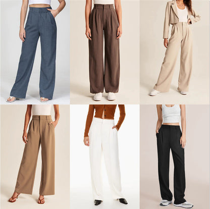 Aria High-Waist Trousers