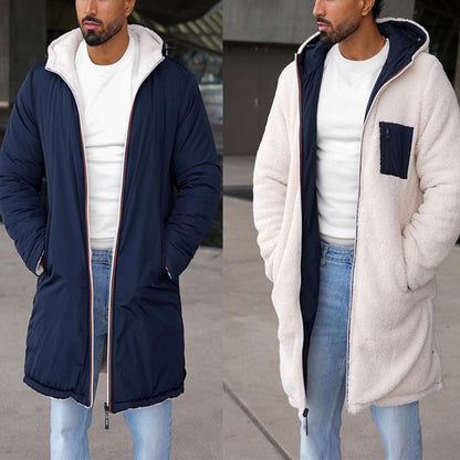 DualSide Winter Hooded Windbreaker